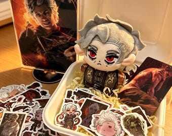 Caja de regalo para fans de Baldur's Gate 3 inspirada en Astarion: una colección especial para los fans de BG3.