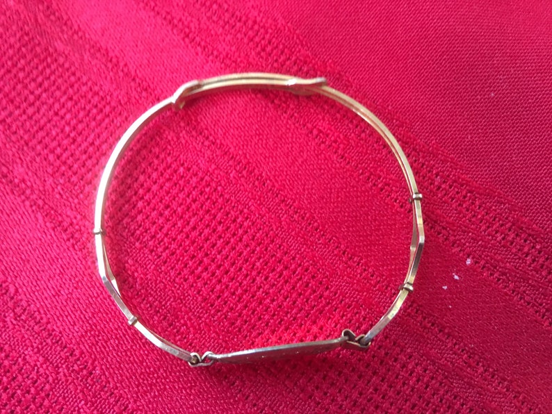Vintage Childs Adustable Heart Bracelet