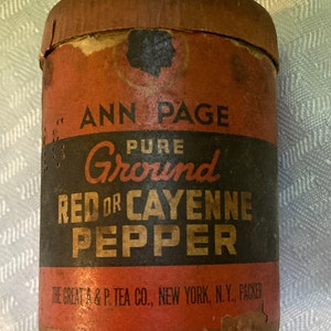 Vintage Ann Page Spice Container