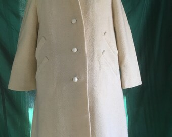 Vintage Ladies Spring Wool Coat