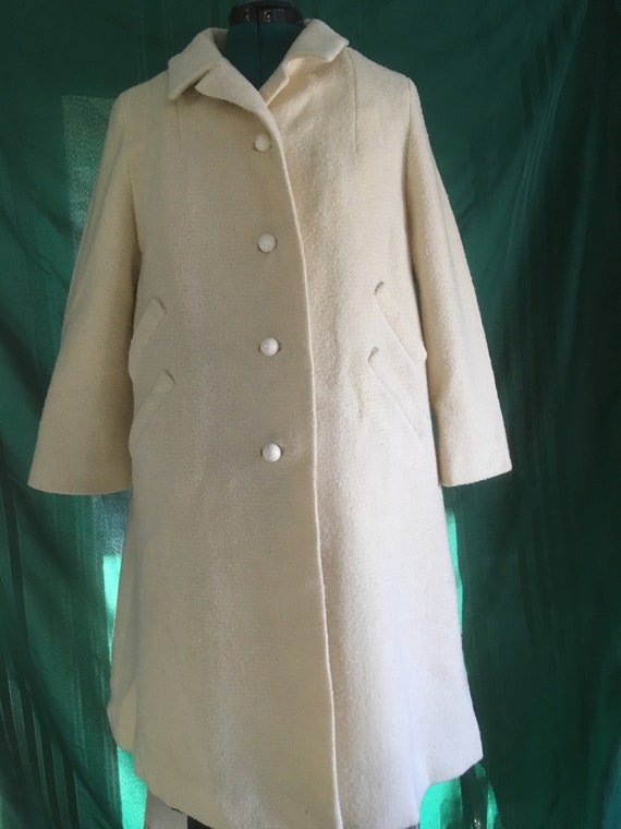 Vintage Ladies Spring Wool Coat - image 1