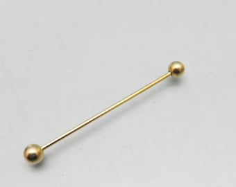 Gold Plated Collar Bar, Vintage