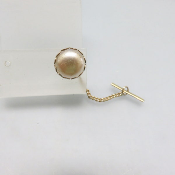 Pearl Tie Tack Etsy