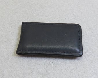 Magnetic Leather Money Clip, Vintage, E Z GO