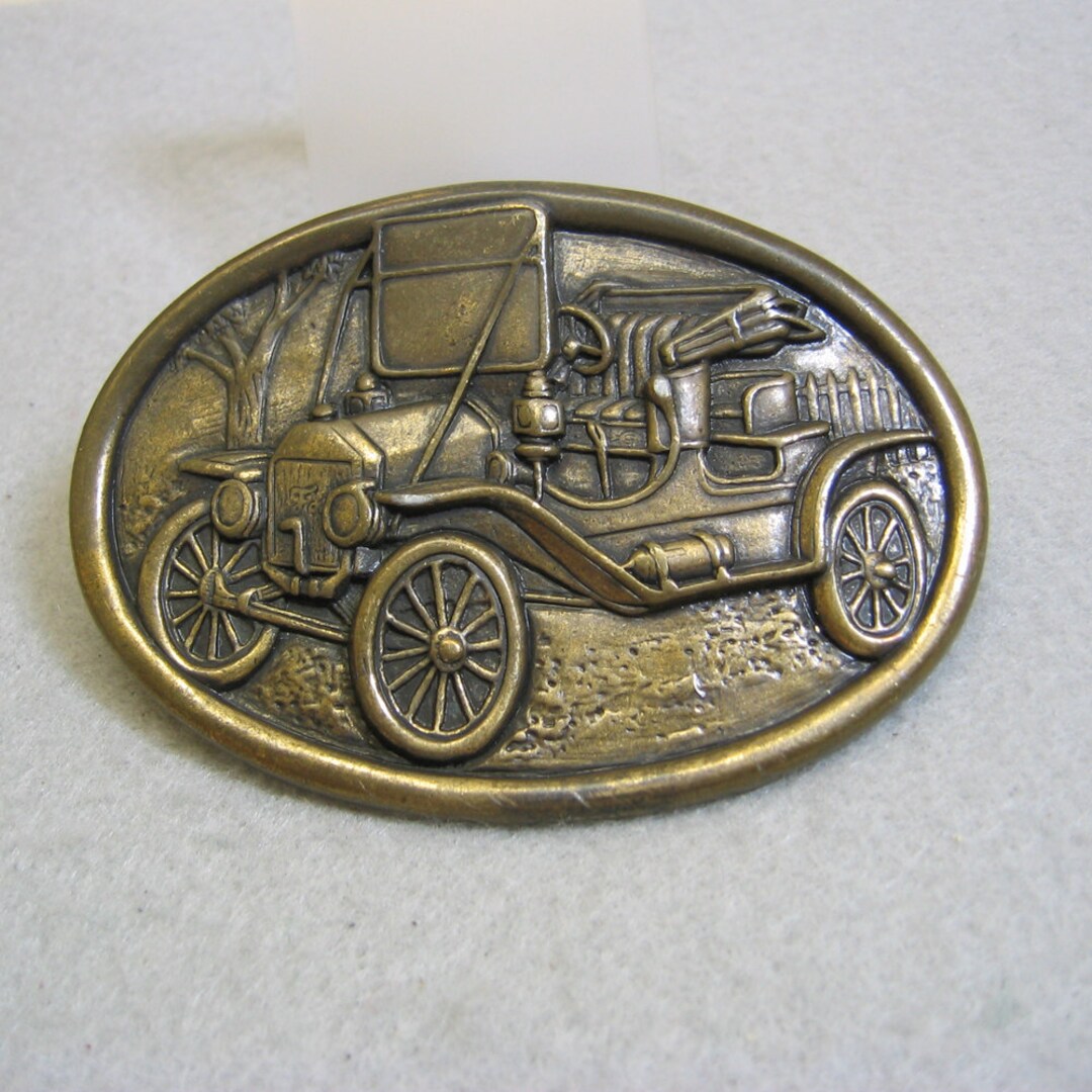 Vintage AVON Old Jalopy Car Design Belt Buckle - Etsy 日本
