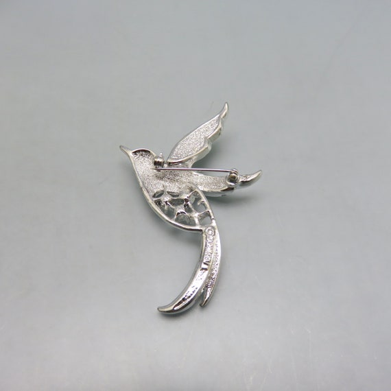 Sarah Coventry Rhinestone Bird Brooch, Vintage, M… - image 4