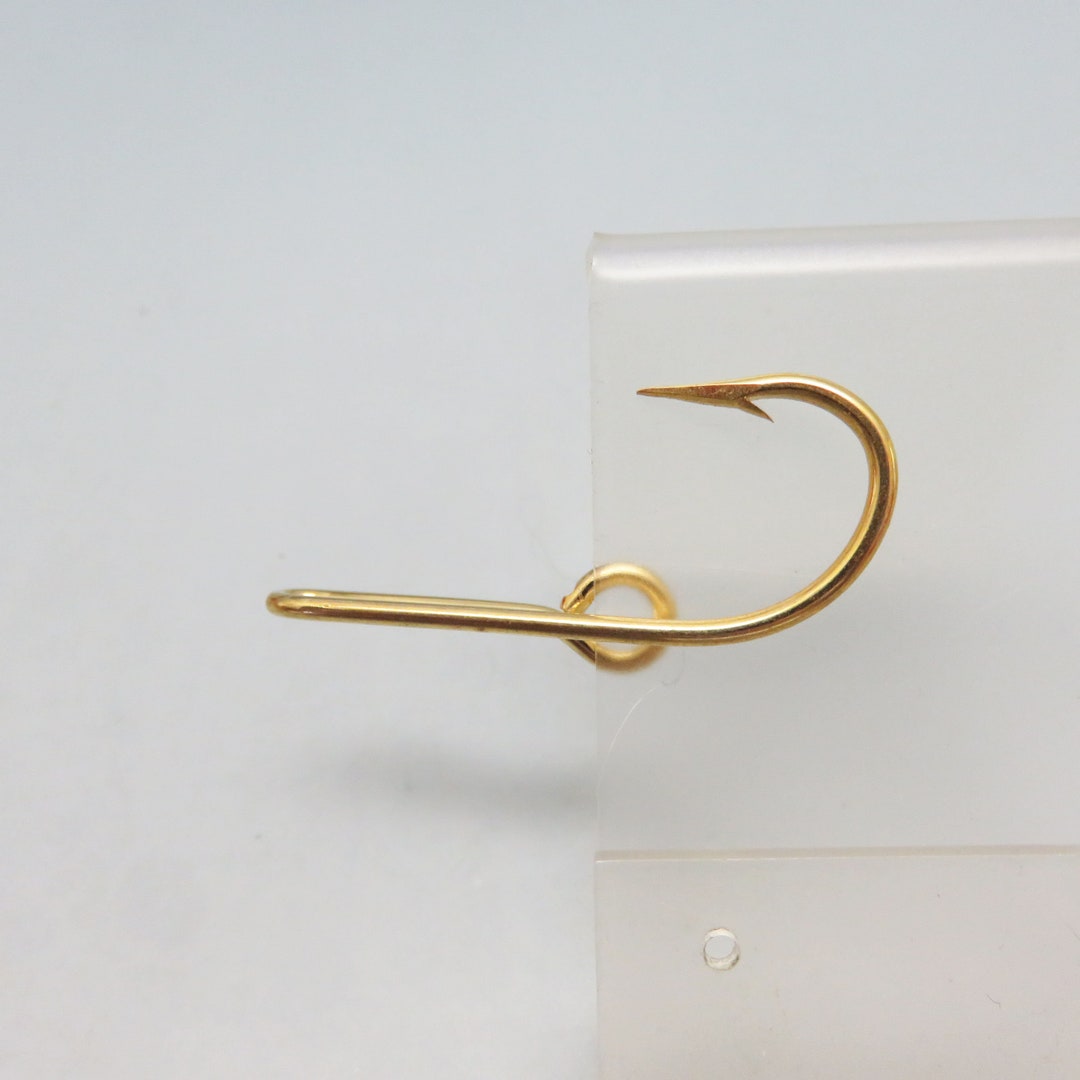 Huge Fish Hook Tie Clip Vintage Tie Clasp Fishing Tie Clip Etsy