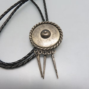 Cool Vintage Bolo Tie, Handmade, Tailored Look