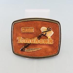 1978 CASE Tomahawk Belt Buckle, MINT