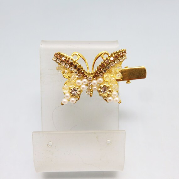 Stunning Repurposed Large Rhinestone Butterfly GG Hair clip Amazon.com : BARTOSI Butterfly Hair Clips Sparkly Rhinestone  main image 2
