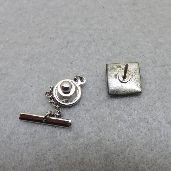 Sterling Swallow Bird Tie Tack or Tack Pin, Vinta… - image 3