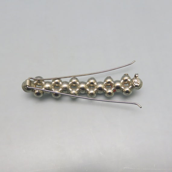 Petite Vintage Rhinestone  Hair Barrette - image 3