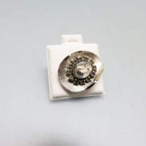 Vintage Rhinestone Cowboy Hat Tie Tack: Western Lapel Pin