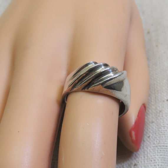 Big bold deals sterling silver rings