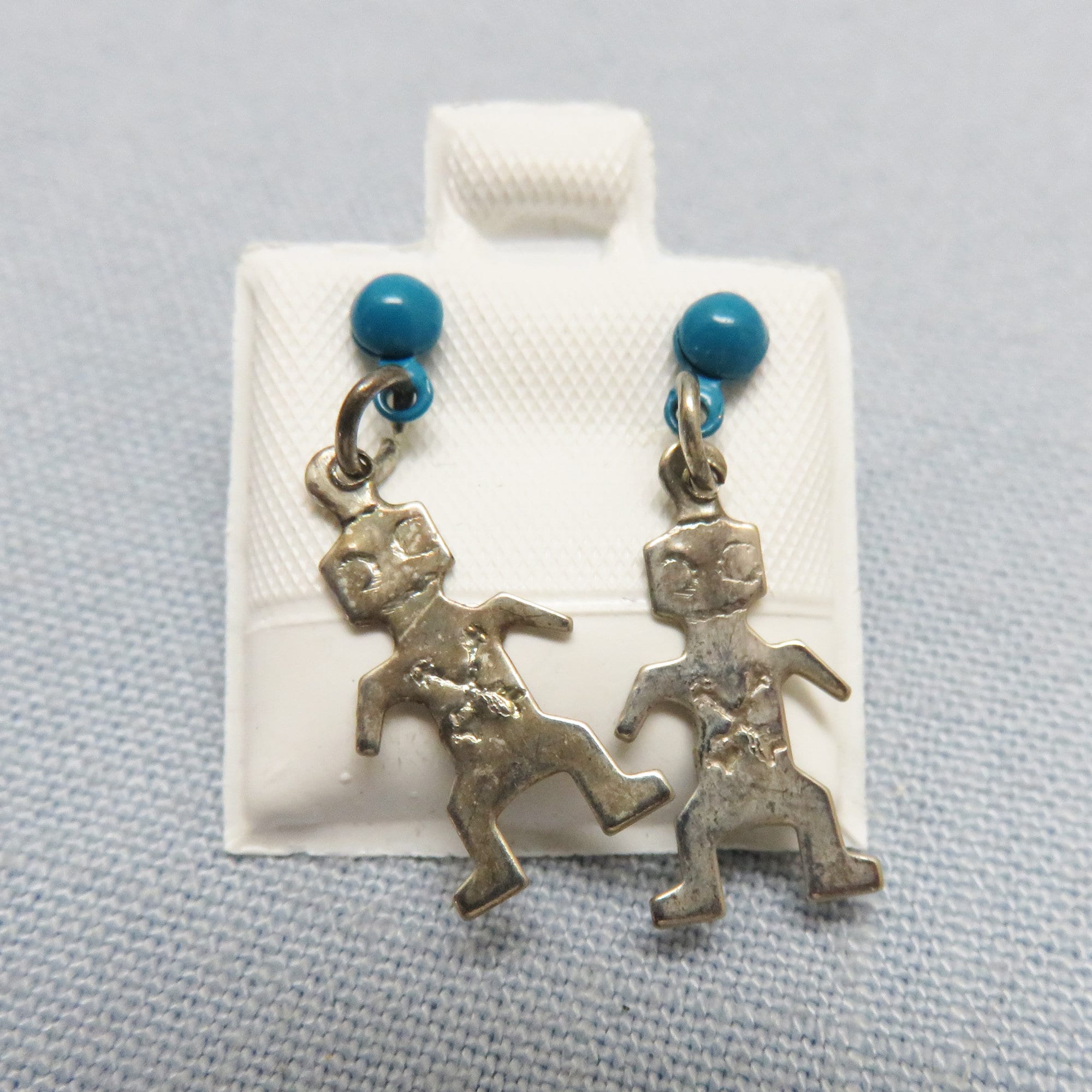 Vintage Tiny Native American Man Pierced Earrings, Post Style, - Etsy