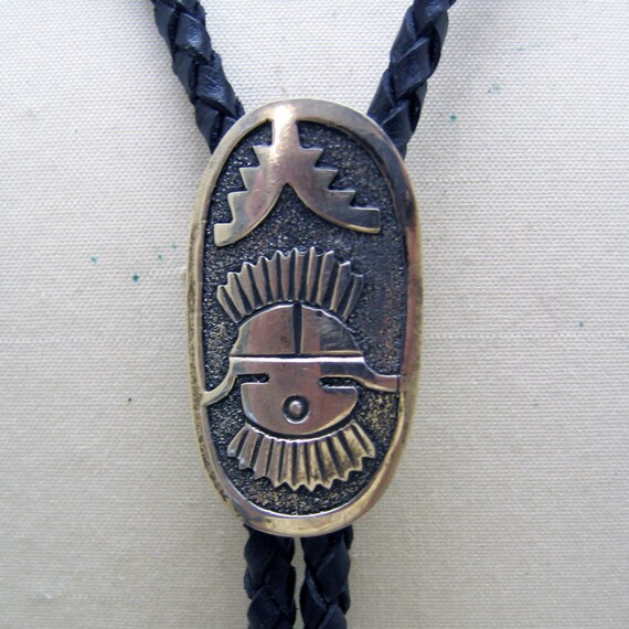 Vintage Native American Hopi Sterling Silver Bolo Tie - Etsy Vintage Native American Hopi Sterling Silver Bolo Tie - Etsy