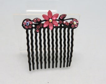 Vintage Euro Disney Floral Hair Comb, Feminine Floral Hair  display picture 2