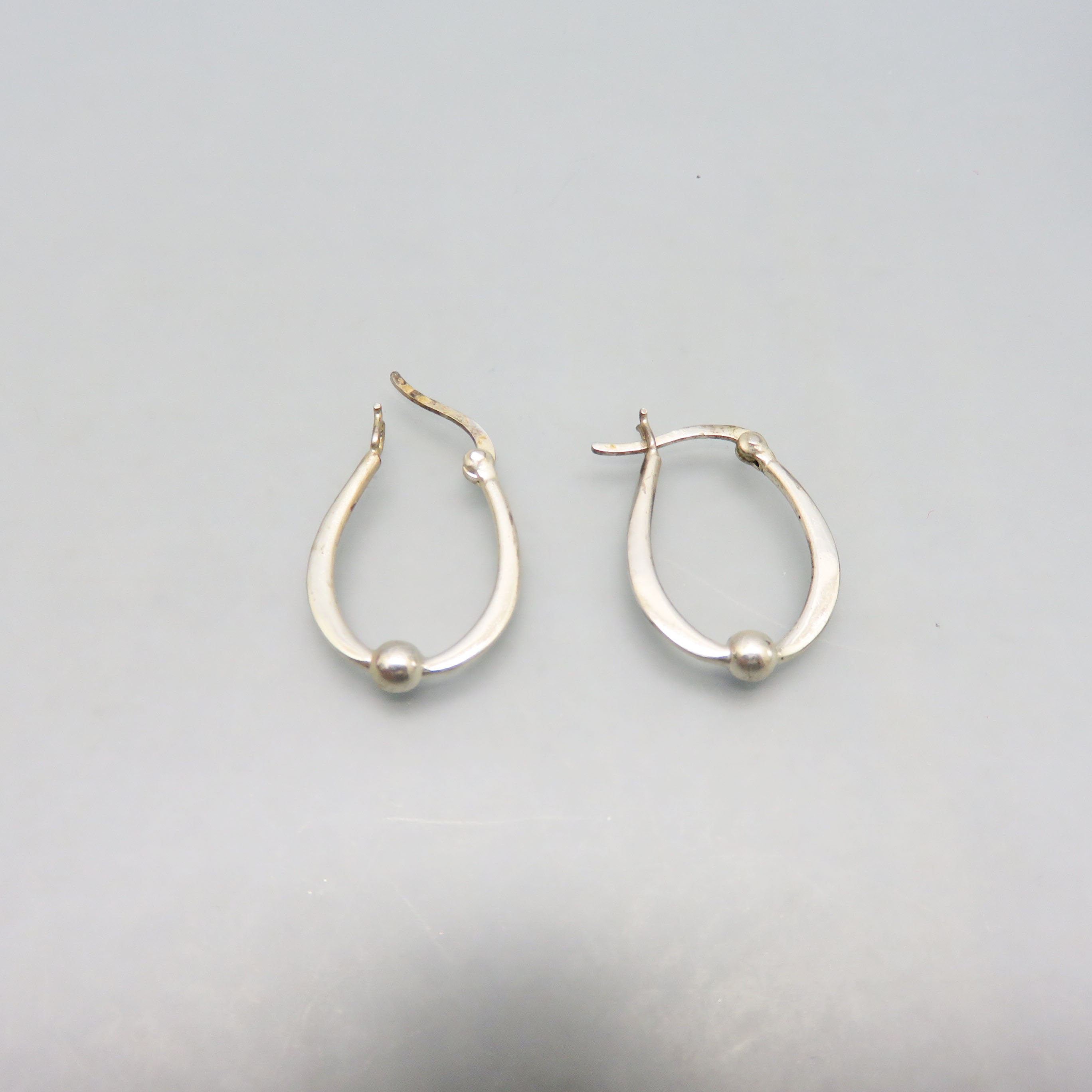 Fine Earrings Sterling Silver Hoop Earrings Sterling Silver U