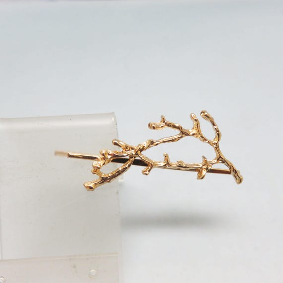 Vintage Natural Tree Branch Silver/Gold Hair Pins Amazon.com : Set of 3 Vintage Tree Branch Hair Clip Barrette  main image 4