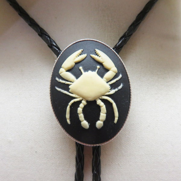 Cancer the Crab, Handmade Zodiac Bolo Tie