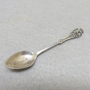 Sterling Canada Souvenir Spoon, Vintage Demitasse Spoon