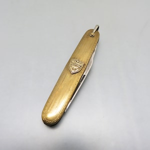 Let Your Light Shine, Gold Filled Vintage Pocket Knife