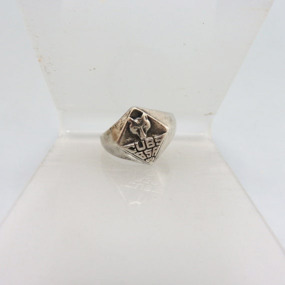 Vintage Sterling Cub Scout Ring, 4.50*