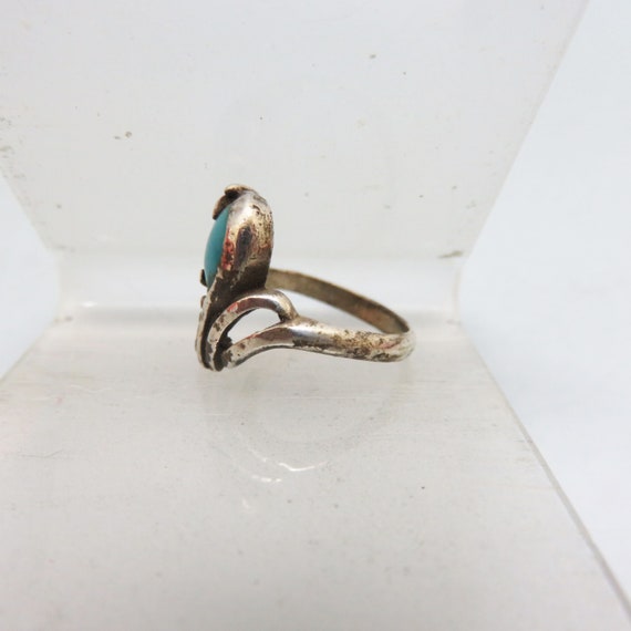 Truly Vintage Black Hills Gold and Silver Ring,  … - image 4