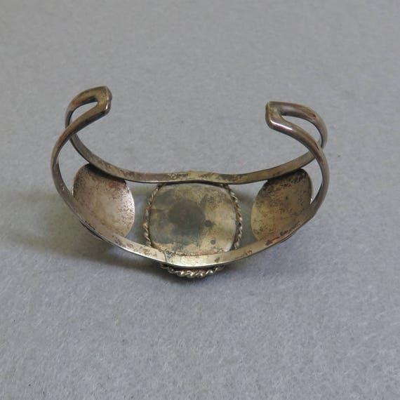 アクセサリー Vintage Mexican Silver Oval Bracelet 925 Modernturquoise Mexican Alpaca Metal Cuff Bracelet - Etsy