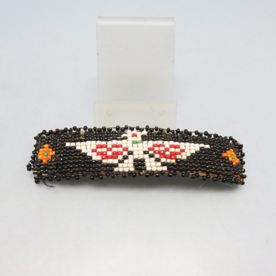 Vintage Authentic Native American Beaded Barrette