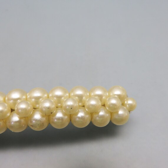 Vintage Elegant Faux Pearl  Hair Clip or Barrette - image 3