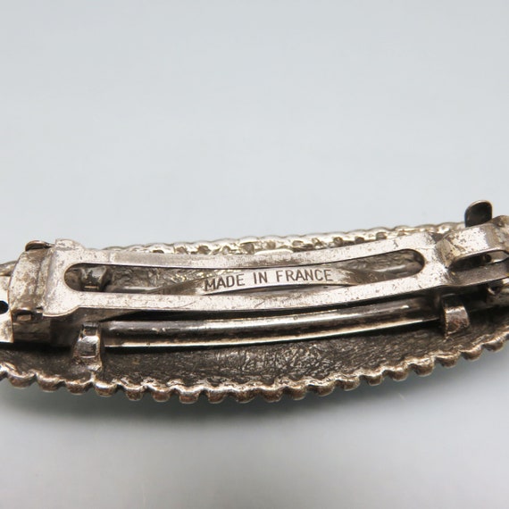 Vintage, Western Design Silver Metal GUESS Hair Barrette - Etsy display picture 2