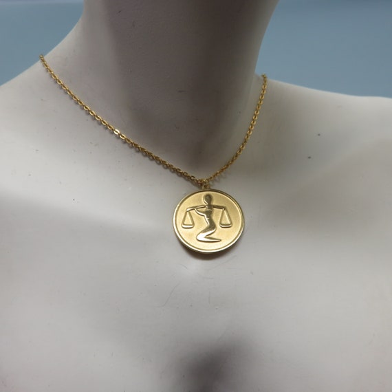 Libra The Scales, Zodiac Sign , Zodiac Necklace, … - image 5