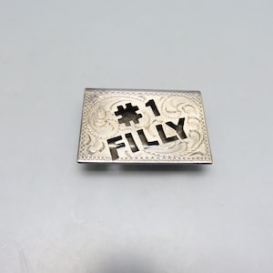 Alpaca Silver Number 1 FILLY Money Clip