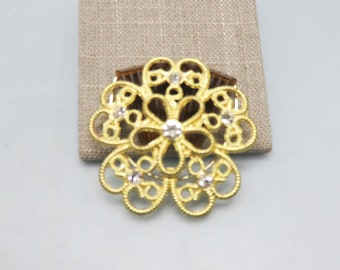 Vintage Euro Disney Floral Hair Comb, Feminine Floral Hair  display picture 3