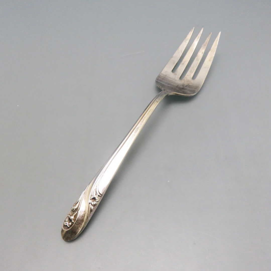 Holmes and Edwards, Romance Silverplated Cold Meat Fork, 1950s - Etsy