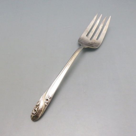 Holmes and Edwards, Romance Silverplated Cold Meat Fork, 1950s - Etsy