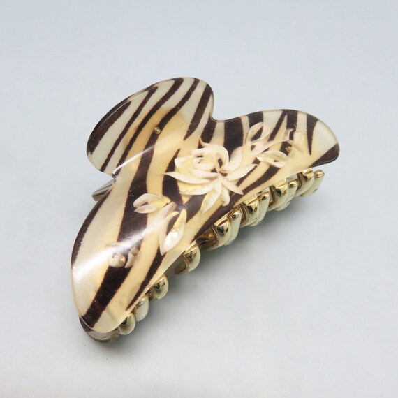 Stripe Hair Clip Set X4