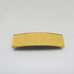 Diamond Dust Hair Barrette, Goldtone Metal, Vintage Barrette