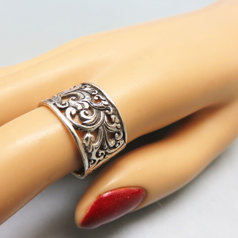 Scrollwork Ring Scrollwork - Etsy