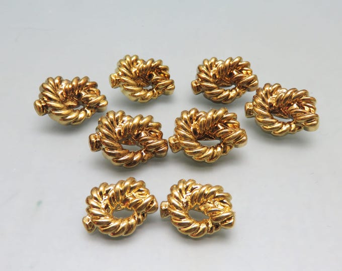 Set of 8 Sailor's Knot Plastic Buttons, Sewing or Craft Buttons - Etsy