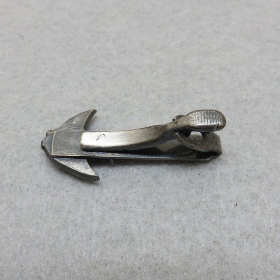 Tropical Fish Tie Clip, Vintage Tie Clasp,  Pewte… - image 4