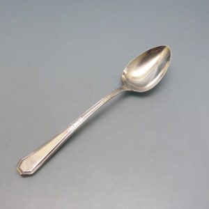 Wm. Rogers & Son Silverplated Serving Spoons, Claridge Pattern