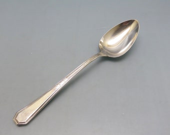 Wm. Rogers & Son Silverplated Serving Spoons, Claridge Pattern
