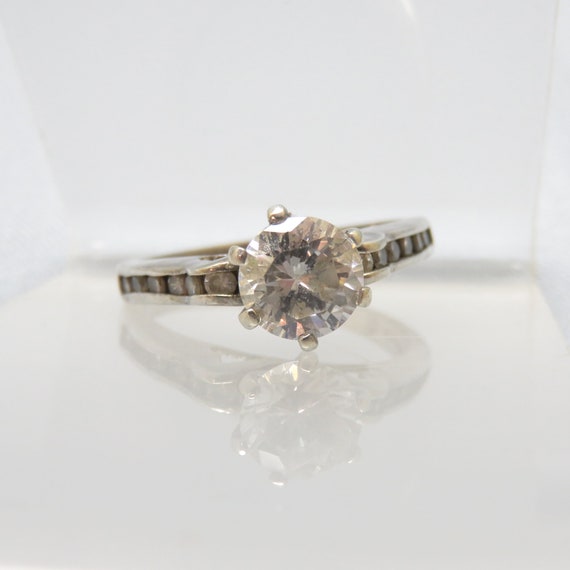Etsy cubic zirconia engagement rings online
