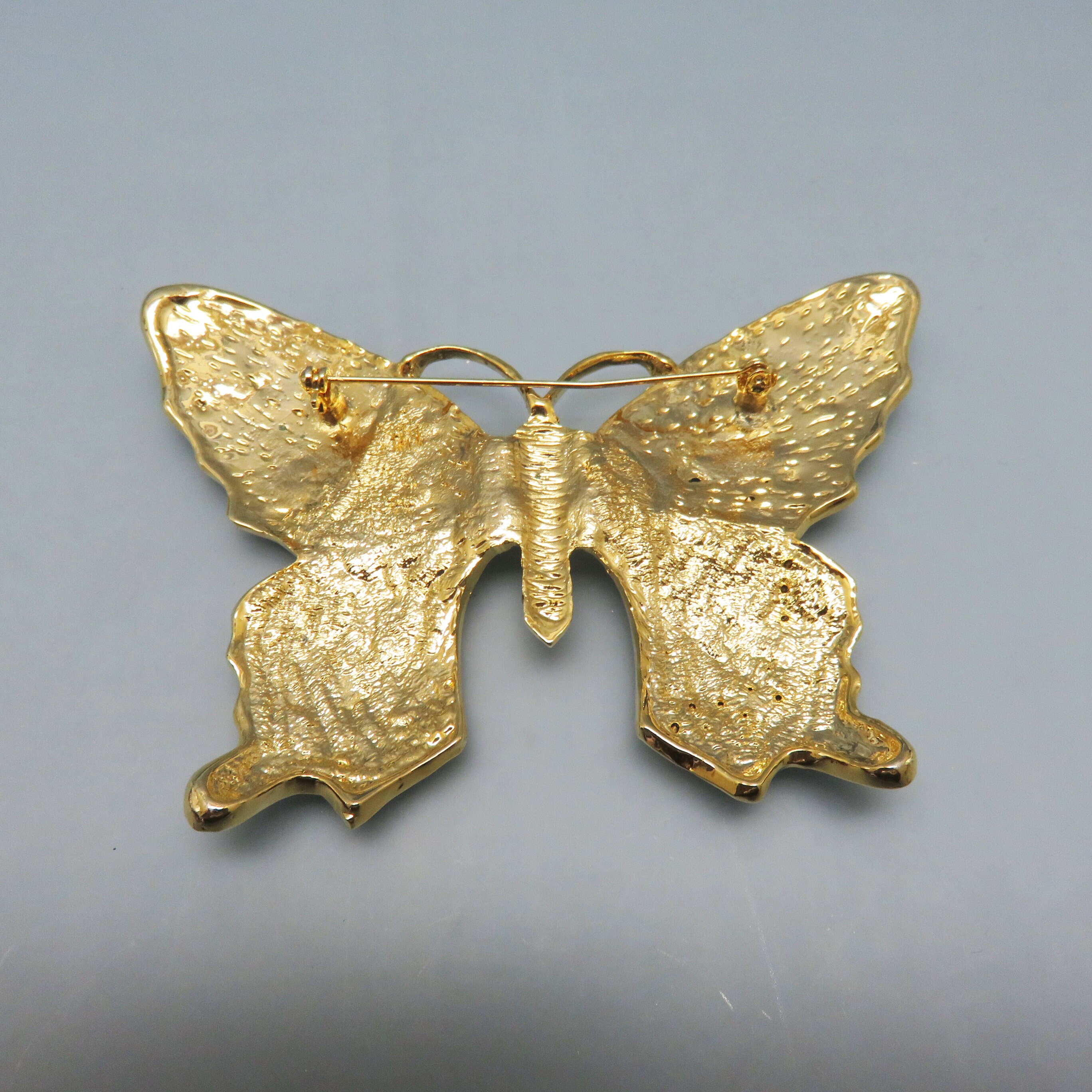 two tone colour made in GERMANY VINTAGE pre WWII butterfly pin