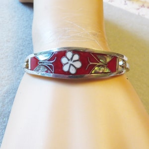 福袋 Vintage Chips Turquoise Bracelet, Flower Silver, Alpaca アクセサリー
