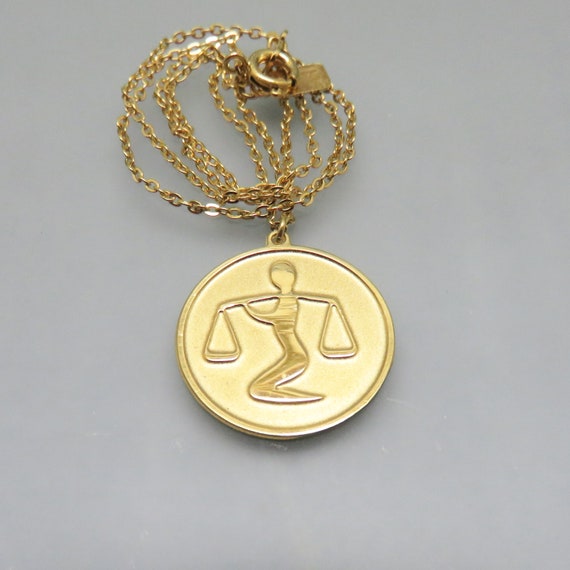 Libra The Scales, Zodiac Sign , Zodiac Necklace, … - image 2