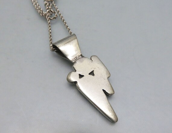 Sterling BoHo Stone, Shell and Enamel Pendant Nec… - image 4