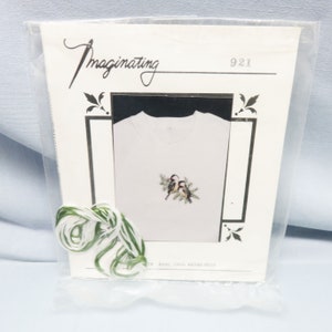 Vintage Chickadee Counted Cross Stitch Kit - Imaginating